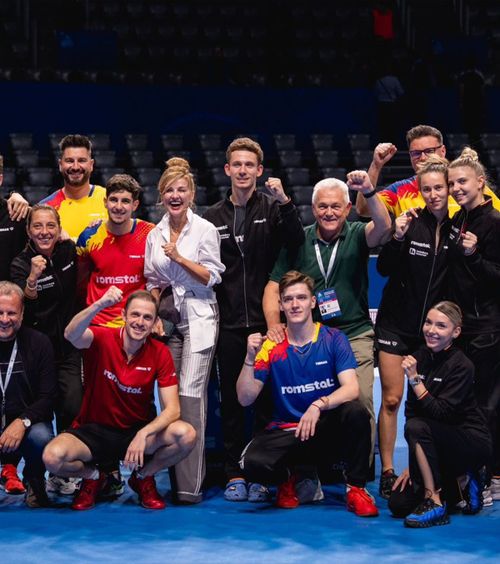 Cine transmite finalele  România luptă azi pentru aur atât la masculin, cât și la feminin »   Unde poți urmări meciurile  de la Europeanul de tenis de masă