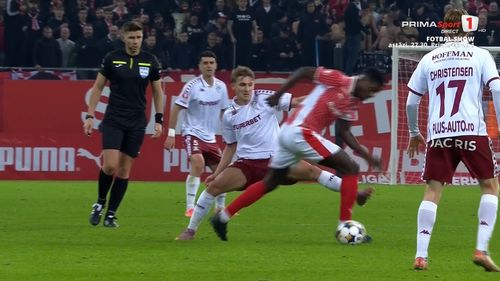 Eliminarea lui Cătălin Vulturar în Dinamo - Rapid Foto captura Prima Sport