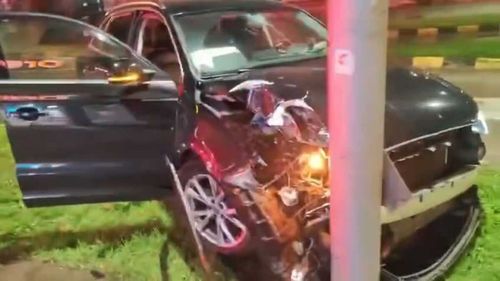 Accidentul provocat de Marian Ilie, căpitanul echipei Cetatea Suceava. Foto: stirisuceava.net