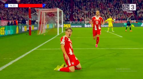 Golul marcat de Lennart Karl în partida Bayern Munchen - Club Brugge 4-0