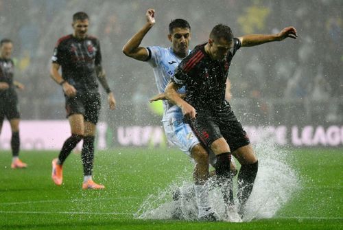 Condițiile meteo din meciul Rijeka - Sparta Praga din Conference League. Foto: IMAGO