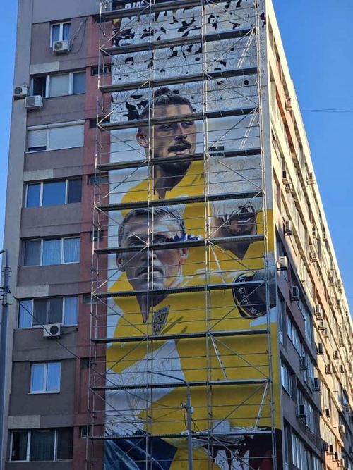 Mural Dragușin, Stanciu, Rațiu în București