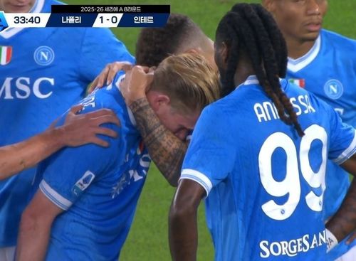 Napoli - Inter, Kevin de Bruyne s-a accidentat dupa ce a deschis scorul. Foto: capturi X