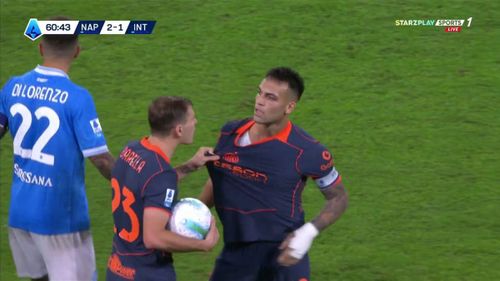 Napoli - Inter, Lautaro aproape de bataie cu Antonio Conte. Capturi X