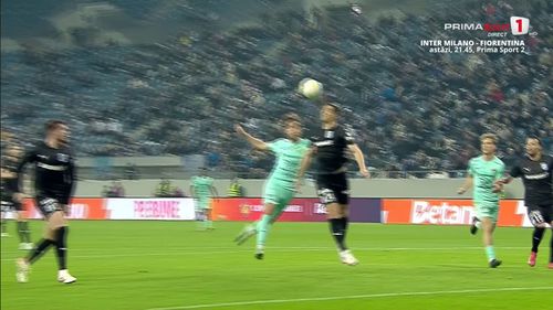 Sanatatea Cluj - U Craiova, autogol Stevanovic. Captura Prima Sport