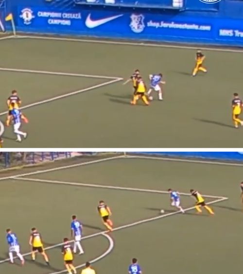 Ce execuție!     FOTO+VIDEO.  Fiul lui   Sabin Ilie  a înscris un gol fabulos pentru Farul