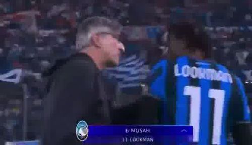 Tensiuni între Juric și Lookman. Foto: Captură „X”