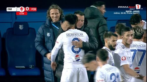 Gol Ionuț Vînă in Farul - FC Botoșani FOTO Captură video Prima Sport 1