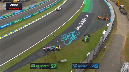 Steag roșu în Marele Premiu al Braziliei