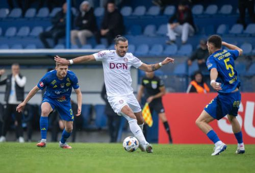 Unirea Slobozia - CFR Cluj (meci). Foto: Raed Krishan / GOLAZO.ro