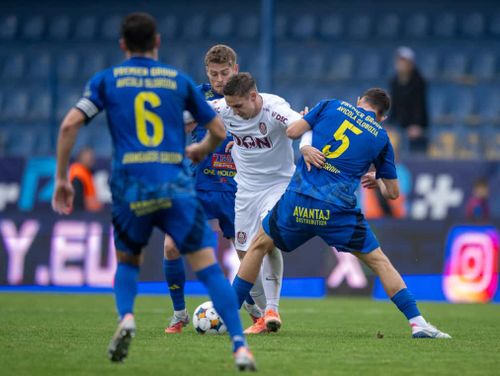 Unirea Slobozia - CFR Cluj (meci). Foto: Raed Krishan / GOLAZO.ro