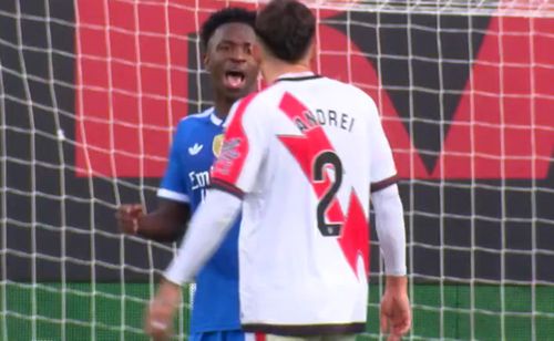 Vinicius a încercat să-l enerveze pe Andrei Rațiu (foto: captură El Dia Despues)