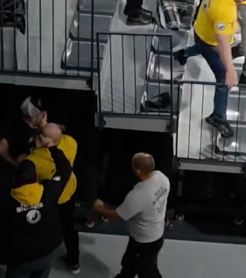 Violențe în Liga Florilor!    FOTO+VIDEO.   Suporter   lovit cu pumnul  de un agent de pază: „Are doi dinți rupți!” » Reacția firmei: „Exagerează”