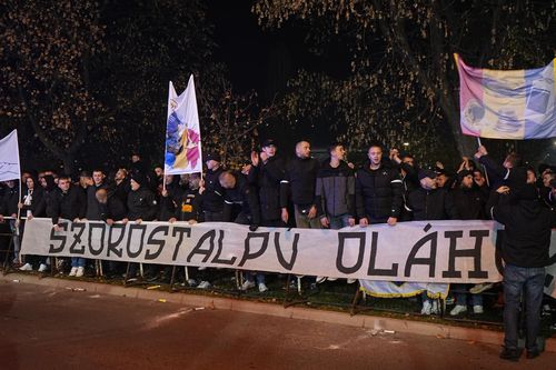Ultrașii de la BH Fanaticos, protest la Bosnia - România (FOTO: GOLAZO.ro)