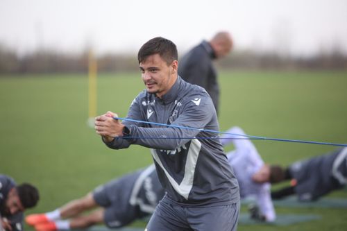 Antrenamentul celor de la Petrolul, înainte de partida cu FCSB. Foto: fcpetrolul.ro