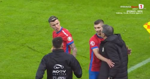 Conflict între Tavi Popescu și Eugen Neagoe (FOTO: captură Prima Sport 1)