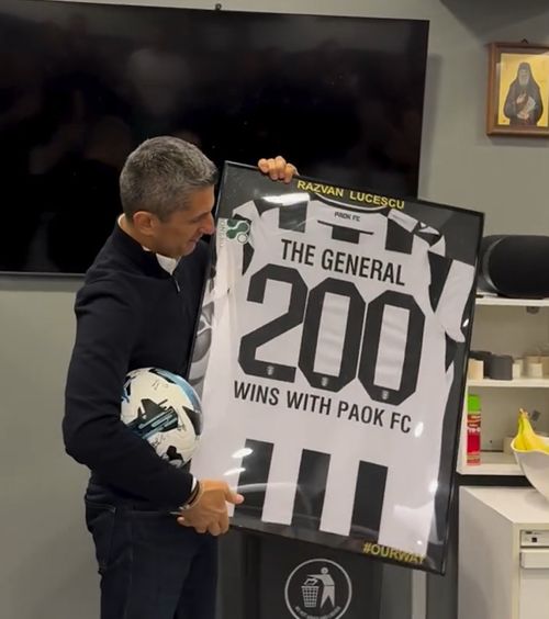 Generalul Răzvan Lucescu    VIDEO.  Românul a atins   o bornă fabuloasă  la PAOK: „Un an care ar putea intra în istorie”