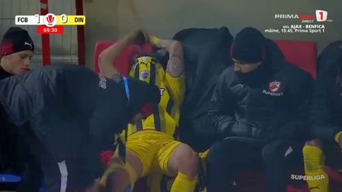 Accidentare Armstrong (foto: captură Prima Sport)