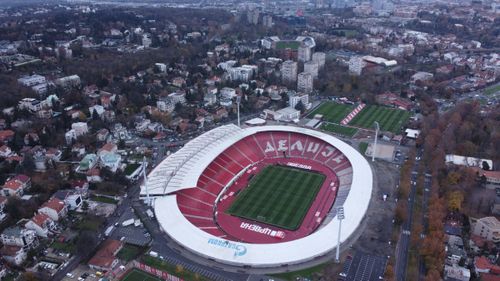 Stadionul echipei Steaua Roșie Belgrad (FOTO: Iosif Popescu / GOLAZO.ro)