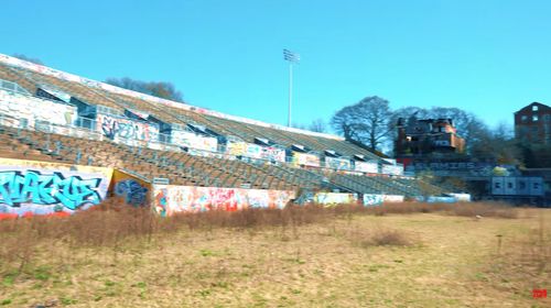 Stadionul „Alonzo Herndon” din SUA, la 29 de ani de la găzduirea Jocurilor Olimpice. Foto: Captură YouTube/Free4All