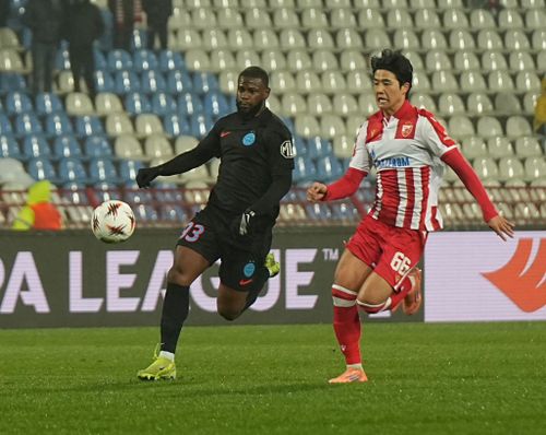 Steaua Rosie - FCSB, meci. FOTO GOLAZO