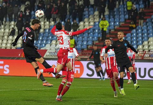Steaua Rosie - FCSB, meci. FOTO GOLAZO
