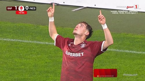 Golul lui Grameni în Rapid - Csikszereda