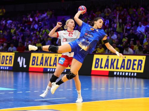 Danemarca - România (meci), în ultima partidă a grupei preliminare de la CM 2025. Foto: Sportpictures