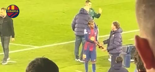 Reacția lui Lamine Yamal la momentul schimbării