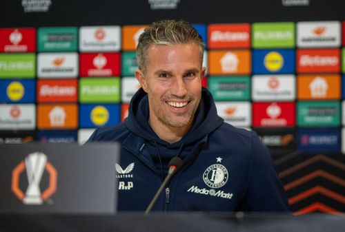 Robin Van Persie la conferința de presă a lui Feyenoord (foto: Raed Krishan/GOLAZO.ro)