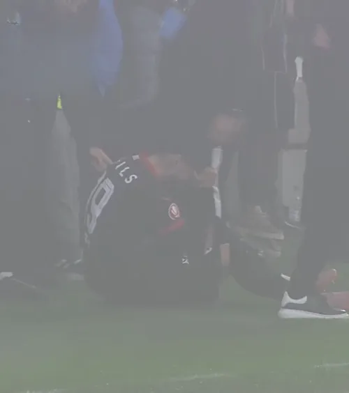 Mazilu, înlocuit după 28 de minute    FOTO.    Ce s-a întâmplat  cu jucătorul lui Dinamo la meciul cu UTA