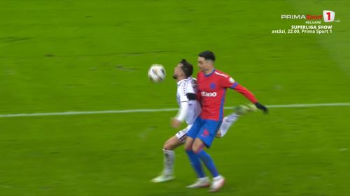 Penalty-ul neacordat de Istvan Kovacs la Hromada Foto captura ecran Prima Sport .jpeg