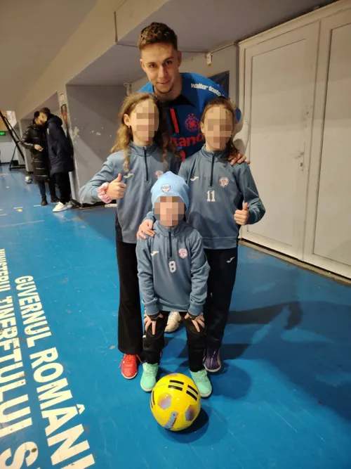 Louis Munteanu, în tricoul FCSB-ului / FOTO: Facebook: ASC Ivacec Vaslui