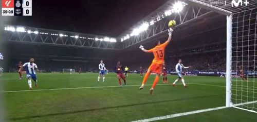 Joan Garcia, în meciul Espanyol - FC Barcelona 0-2