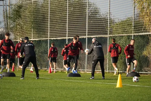 Rapid, antrenament în cantonamentul din Antalya (FOTO: Iosif Popescu / GOLAZO.ro)