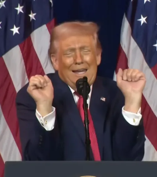 Trump râde de sportivii transgender  Președintele SUA,   discurs batjocoritor:  „Soția mea spune că este neprezidențial”