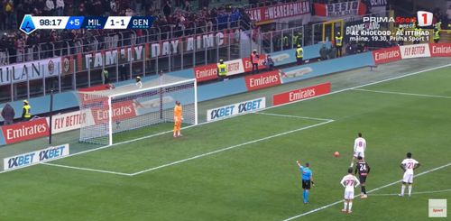 Penalty-ul ratat de Nicolae Stanciu în meciul cu AC Milan Foto captura Prima Sport .jpg