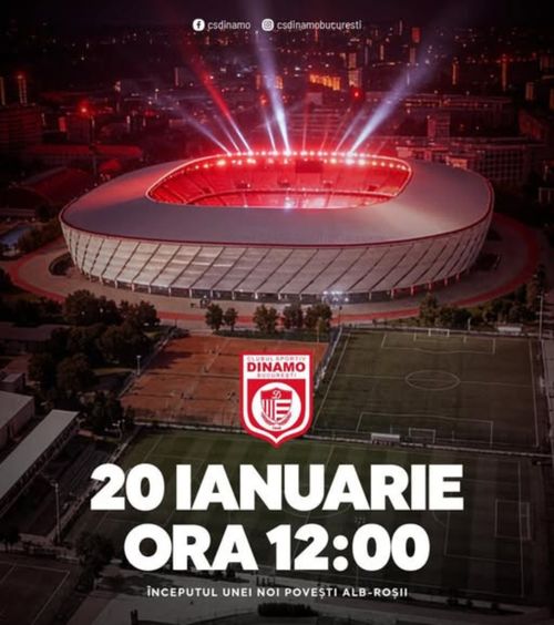 „Save the date!”  Așteptarea ia sfârșit pentru fanii lui Dinamo. Clubul a anunțat ziua în care   vor începe lucrările  la noul stadion