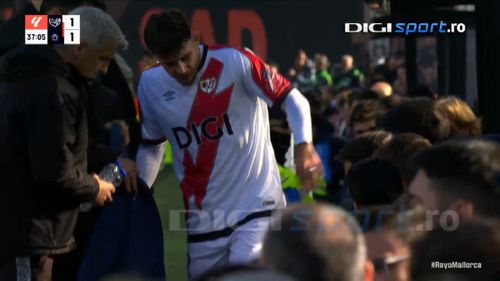 Accidentarea lui Rațiu în Rayo - Mallorca 2-1
