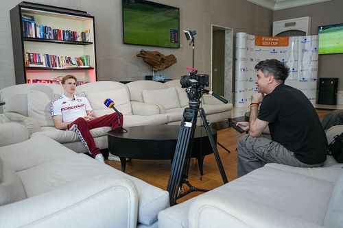 Tobias Christensen, la Titanic Belek, în cantonamentul Rapidului din Antalya