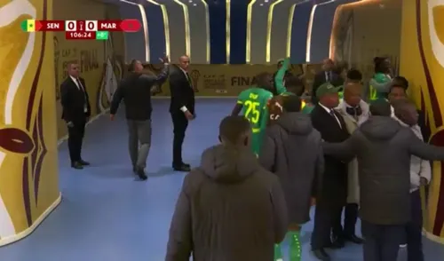 Finala cu scandal la Cupa Africii pe Națiuni. Foto: captură, @beIN Sport