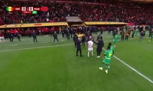 Finala cu scandal la Cupa Africii pe Națiuni. Foto: captură, @beIN Sport
