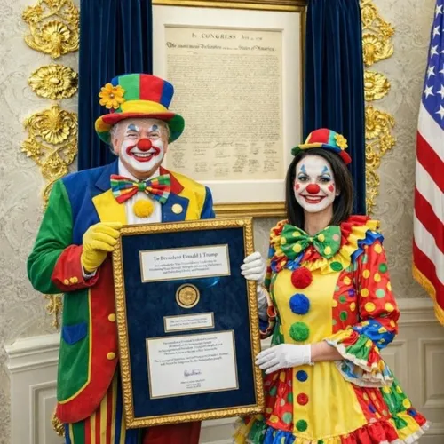 Meme după ce laureata Maria Corina Machado i-a oferit medalia Premiului Nobel Pentru Pace