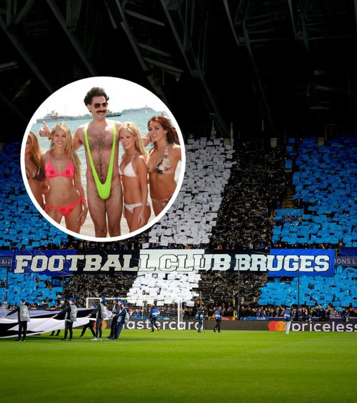 Scandal cu „Borat” în Liga Campionilor  Trei suporteri, arestați după ce s-au deghizat în personajul care   a ironizat Kazahstanul