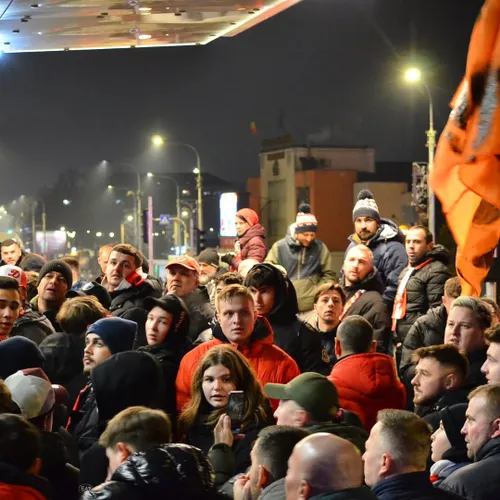 Dinamo, primire senzațională la Sibiu înainte de meciul cu Hermannstadt. FOTO Instagram Dinamo