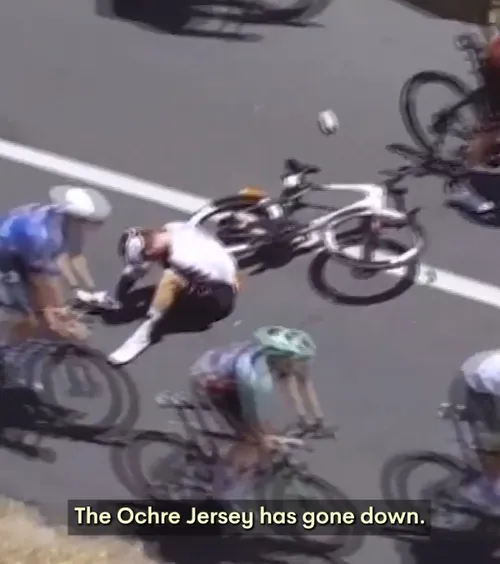 „Cel mai periculos lucru din Australia”    VIDEO.  Doi   canguri  au provocat haos în Turul Down Under » Campionul a căzut: „Mergeam cu 50 km/h”