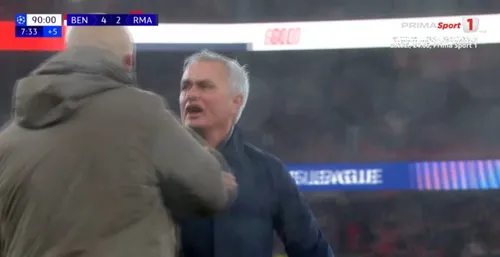 Golul marcat de Anatoliy Trubin în Benfica - Real Madrid. FOTO captură Prima Sport 1