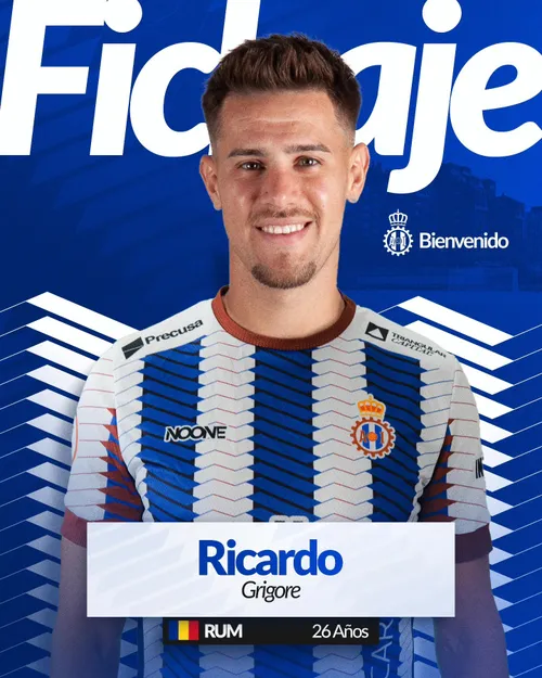 A ajuns iar în Liga 3 din Spania!    Ricardo Grigore,  fotbalist cu peste 100 de meciuri la Dinamo, a semnat cu  Real Aviles