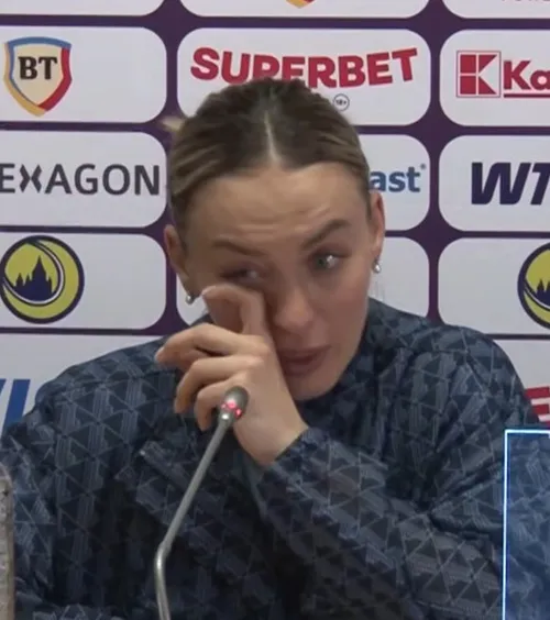 Ana Bogdan, în lacrimi    VIDEO.  Învinsă în primul tur de la Transylvania Open, românca   nu și-a mai putut stăpâni emoțiile:  „Aveam alte planuri”