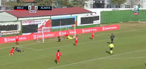 Primul gol marcat de Ianis Hagi în Boluspor - Alanyaspor. Foto: captură X/BPT Spor